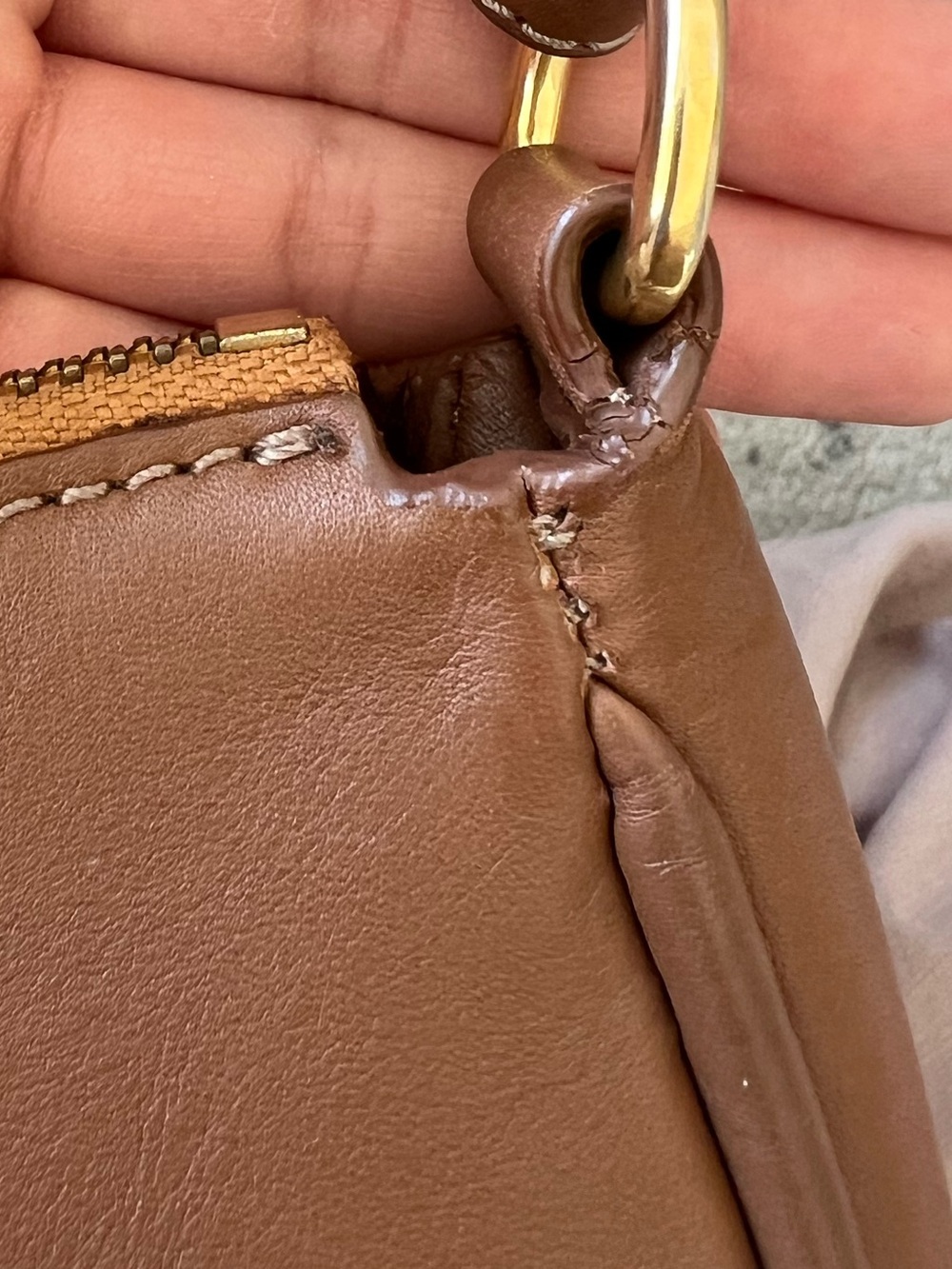 BY FAR Rachel Bag in Brown - Picture 8 of 16
